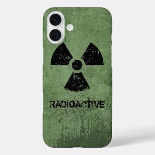 Radioaktiver Grunge mit Auswahl-A-Farbe iPhone 16 Plus Hülle