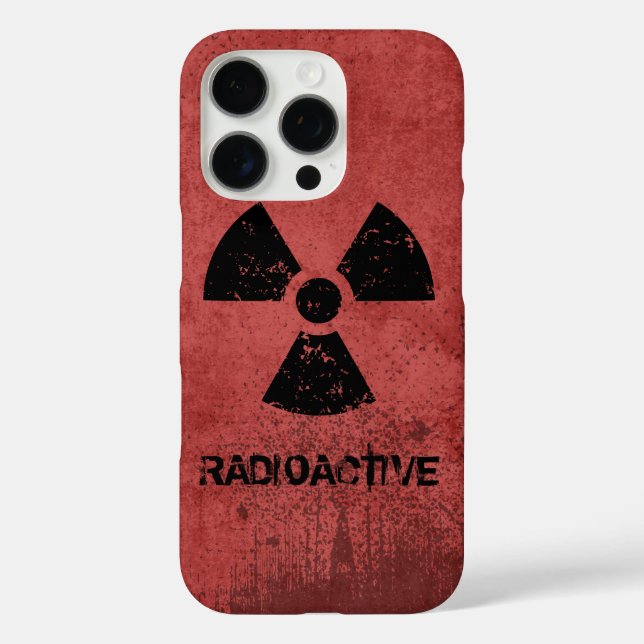 Radioaktiver Grunge mit Auswahl-A-Farbe Case-Mate iPhone Hülle (Rückseite)