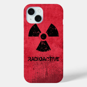 Radioaktiver Grunge mit Auswahl-A-Farbe iPhone 15 Hülle