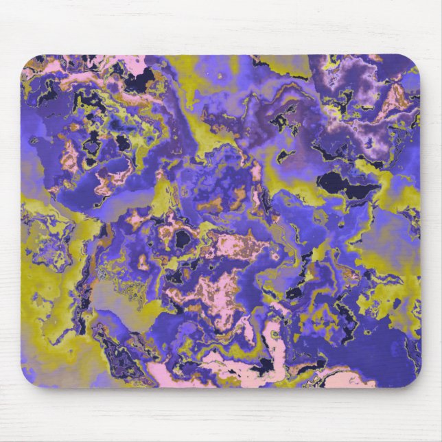 Radioaktiver Marmor Mousepad (Vorne)