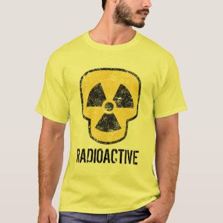Radioaktiver Schädel T-Shirt