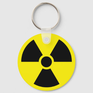 Radioaktiver Symbol-Schlüsselanhänger Schlüsselanhänger