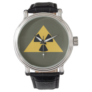 Radioaktives Emblem Armbanduhr