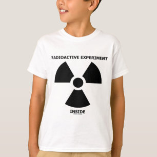 Radioaktives Experiment-Innere (radioaktives T-Shirt