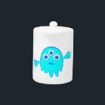 Radioaktives kleines Monster<br><div class="desc">Ein niedliches, blaues, radioaktives kleines Monster. Originelles Cartoon-Design.</div>