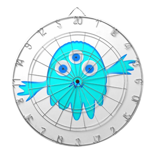 Radioaktives kleines Monster Dartscheibe (vorne)