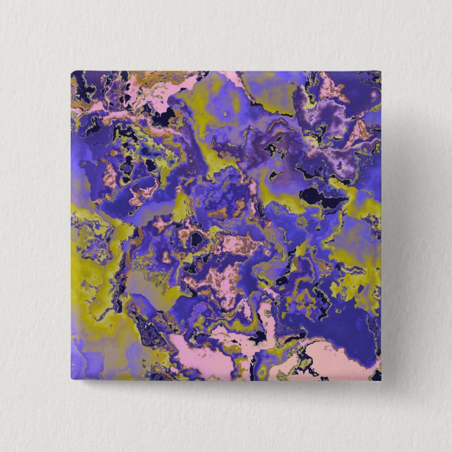 Radioaktives Marmor Button (Vorderseite)