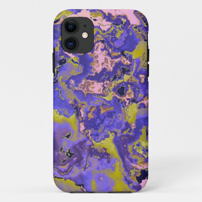 Radioaktives Marmor Case-Mate iPhone Hülle (Rückseite)