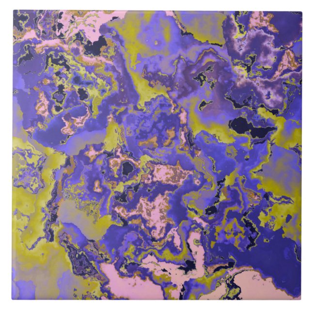 Radioaktives Marmor Fliese (Vorderseite)