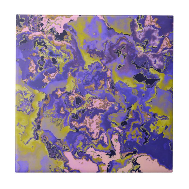 Radioaktives Marmor Fliese (Vorderseite)