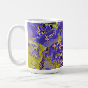 Radioaktives Marmor Kaffeetasse