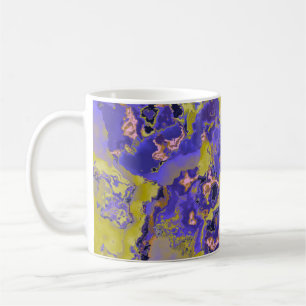 Radioaktives Marmor Kaffeetasse