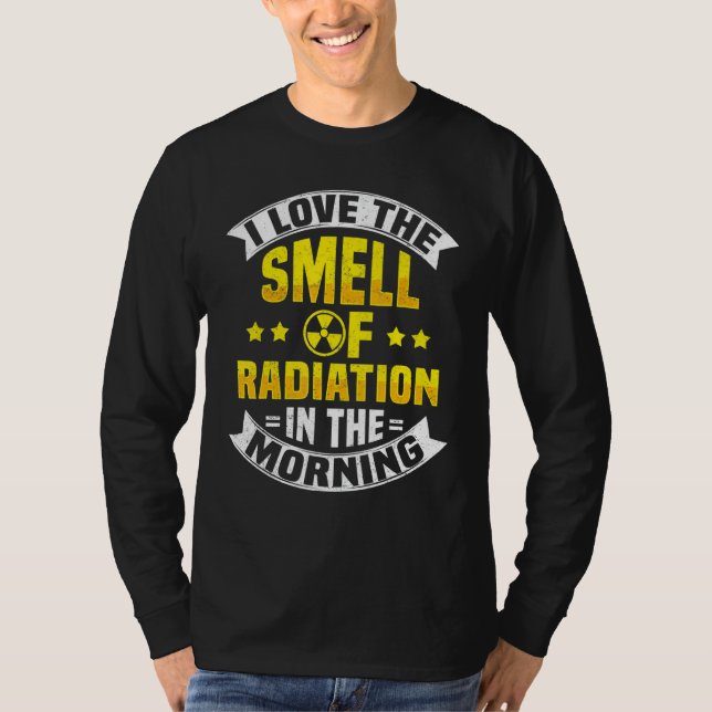 Radioaktives Nukleares Power und Nukleares Engin T-Shirt (Vorderseite)