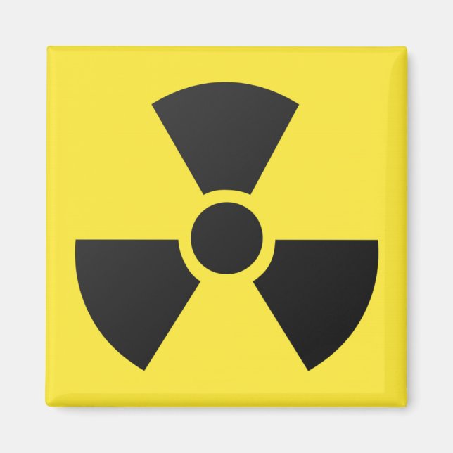 Radioaktives Signal Magnet (Vorne)