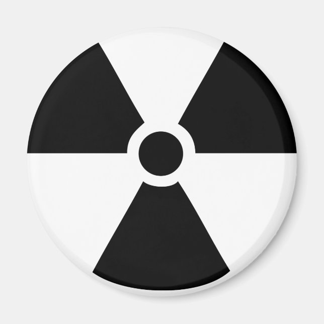 radioaktives Symbol Magnet (Vorne)