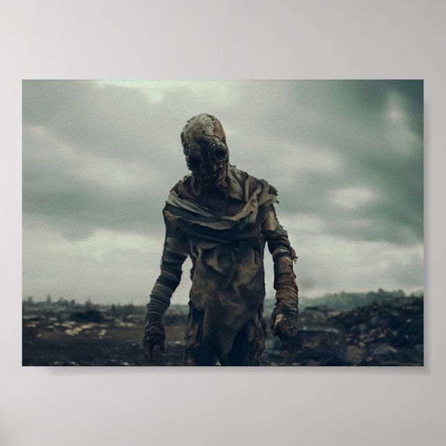 Radioaktives Zombie Poster (Vorne)