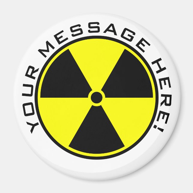 Radioaktivität Magnet (Vorne)