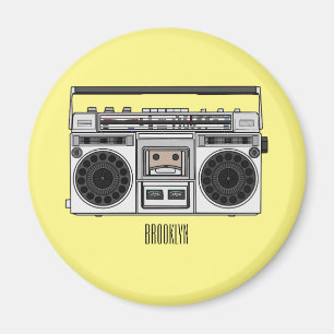 Radiocartoon-Illustration Magnet