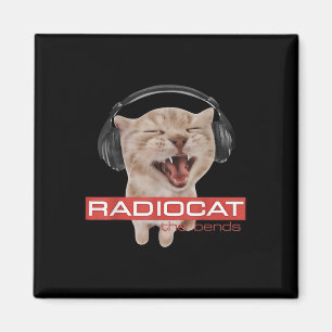 Radiocat The Bends Lustige Musik Katze Meme Katzen Magnet