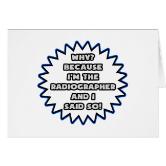 Radiographin .. Weil ich das gesagt habe