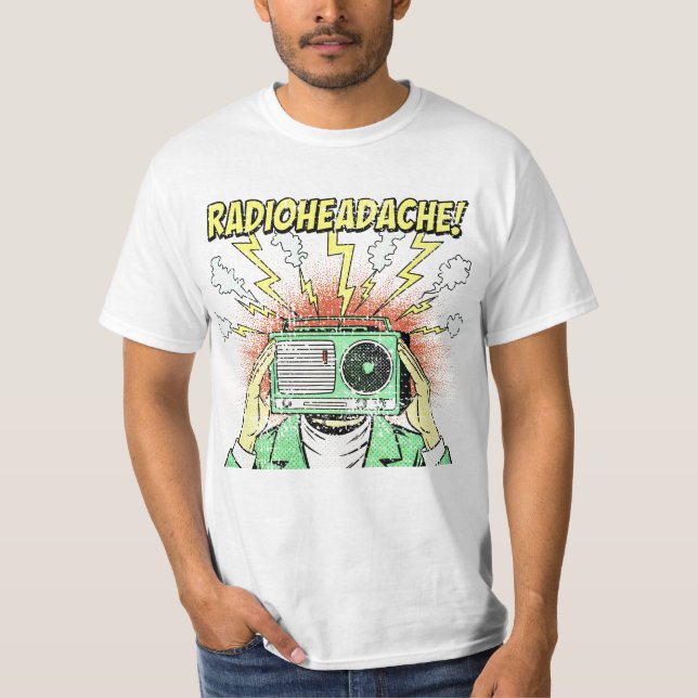 Radioheadache Vintage Retro T-Shirt (Vorderseite)