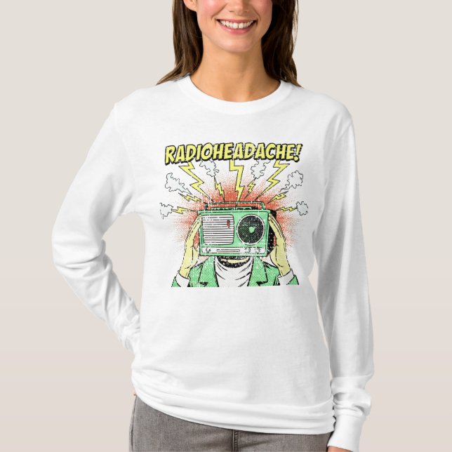 Radioheadache Vintage Retro T-Shirt (Vorderseite)