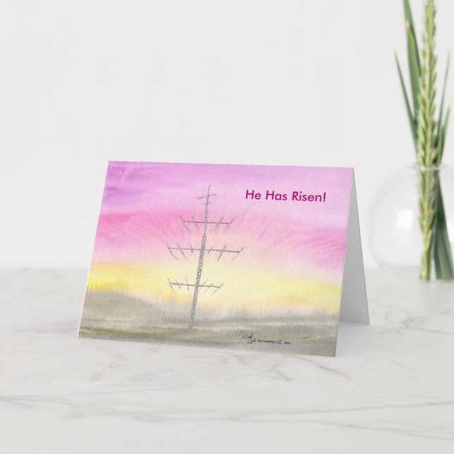 Radiokarte Osterhain Feiertagskarte (Vorderseite)