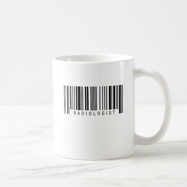 Radiologe-Barcode Tasse (Rechts)