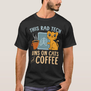 Radiologe betreibt Katzen und die Radiologie des K T-Shirt