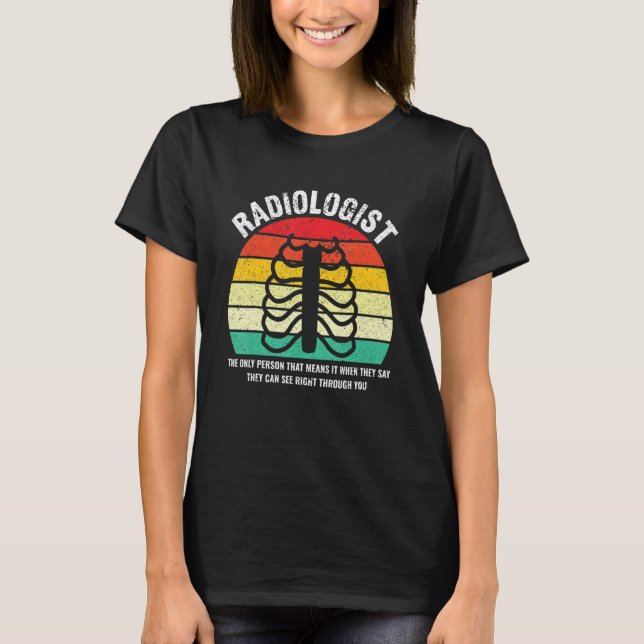 Radiologe Definition Krass Tech Radiologe T-Shirt (Vorderseite)