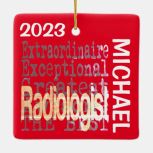 Radiologe Extraordinaire CUSTOM Keramikornament