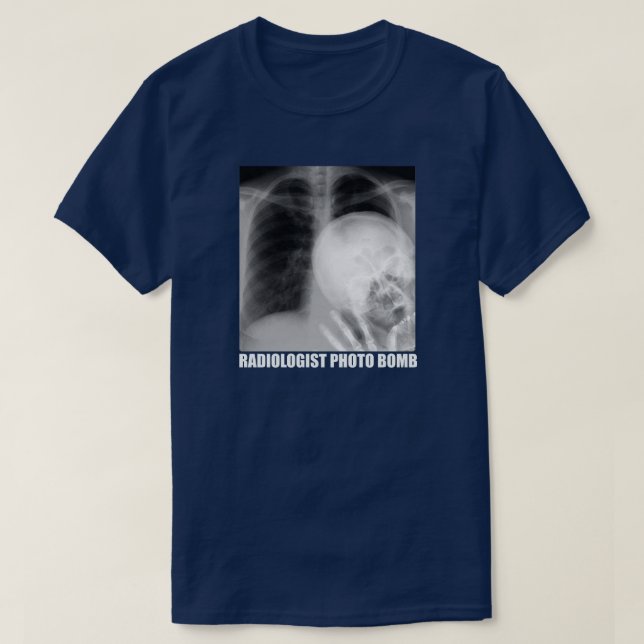 RADIOLOGE-FOTO-BOMBE T-Shirt (Design vorne)