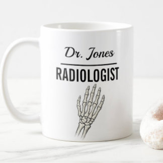 RADIOLOGE Personalisierter Name Arzt Geschenk Kaffeetasse