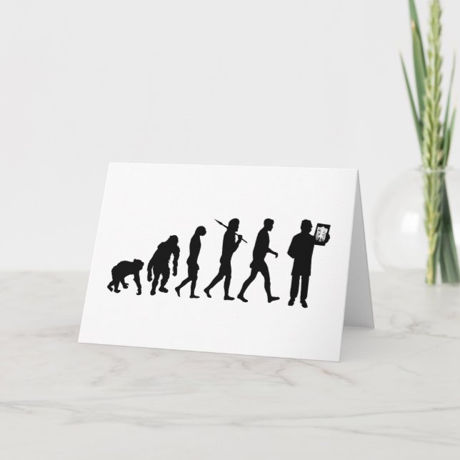 Radiologe Radiologin Röntgen T-Shirts und Geschenk Karte (Vorderseite)