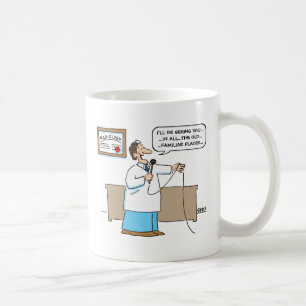 Radiologe Sings Karaoke Cartoon Funny Mug Kaffeetasse