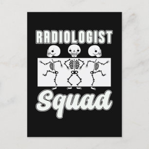 Radiologe Squad Radiology Ray Krass Tech Xray Feiertagspostkarte