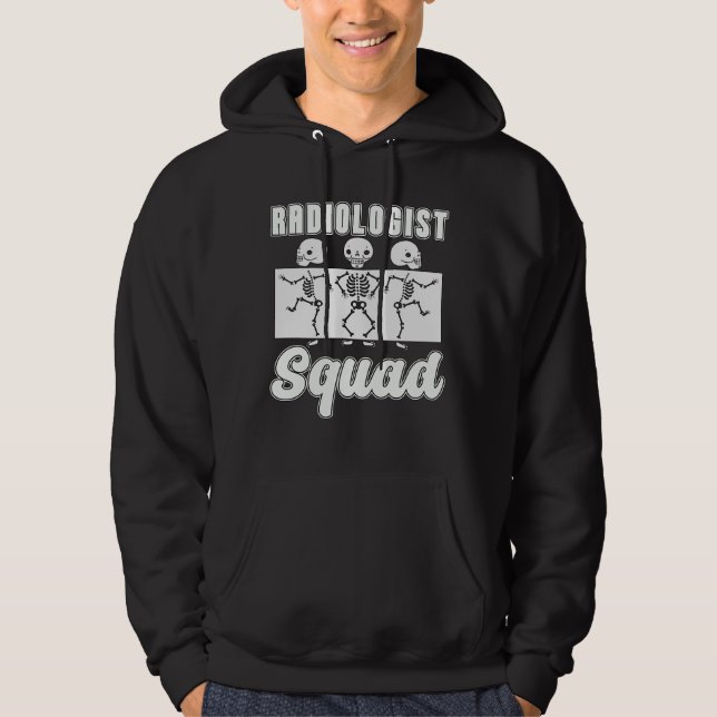 Radiologe Squad Radiology Ray Krass Tech Xray Hoodie (Vorderseite)