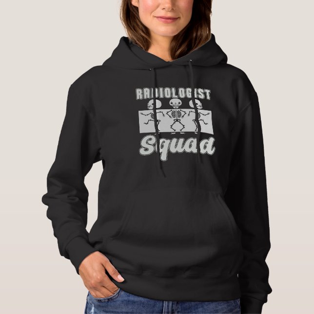 Radiologe Squad Radiology Ray Krass Tech Xray Hoodie (Vorderseite)