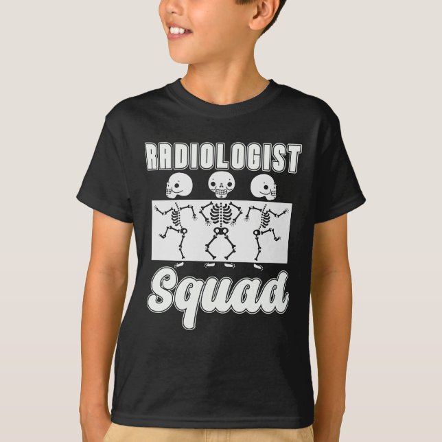 Radiologe Squad Radiology Ray Krass Tech Xray T-Shirt (Vorderseite)