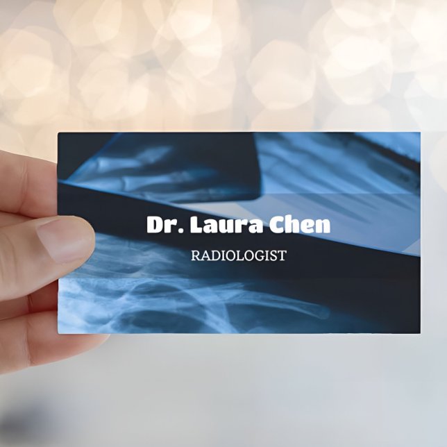 Radiologe Visitenkarte (Radiologist Business Card)