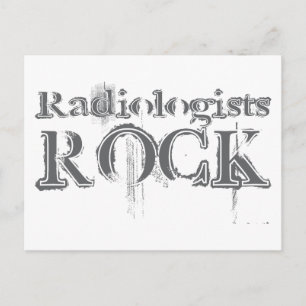 Radiologen Rock Postkarte