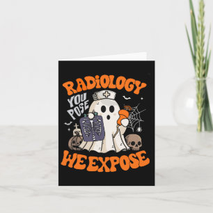 Radiologie du posierst, wir decken auf Retro-Hallo Karte