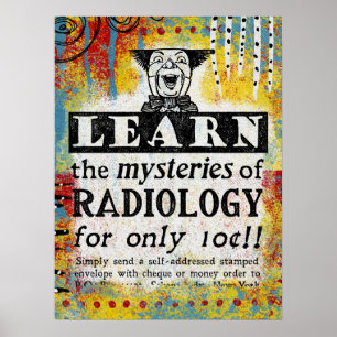 Radiologie-Geheimnisse - Funny Radiologist Poster