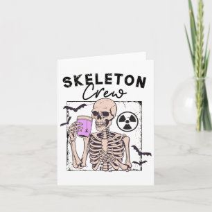 Radiologie Halloween Röntgen Tech Skelett Kaffee C Karte