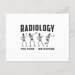 Radiologie Ihre Pose, wir entdecken Technologen X- Postkarte