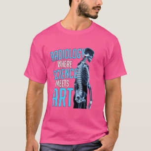 Radiologie, in der Wissenschaft mit dem Radiologen T-Shirt