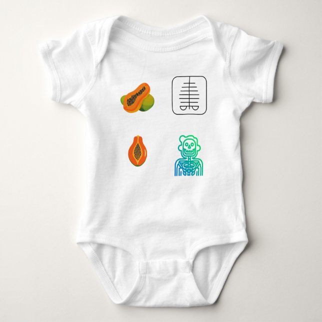 Radiologie-Krankenpflegerpackung - Radiologiekrank Baby Strampler (Vorderseite)