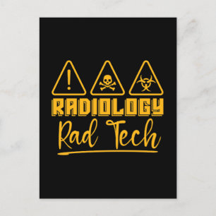 Radiologie Krass Tech Radiologe Xray Technician Feiertagspostkarte