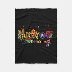 Radiologie Krewe Mardi Gras Eye Mask Krass Tech Ne Fleecedecke