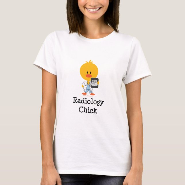 Radiologie-Küken-T - Shirt (Vorderseite)